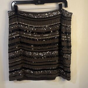 Sabine Elegant Sequin Embellished Skirt NWT